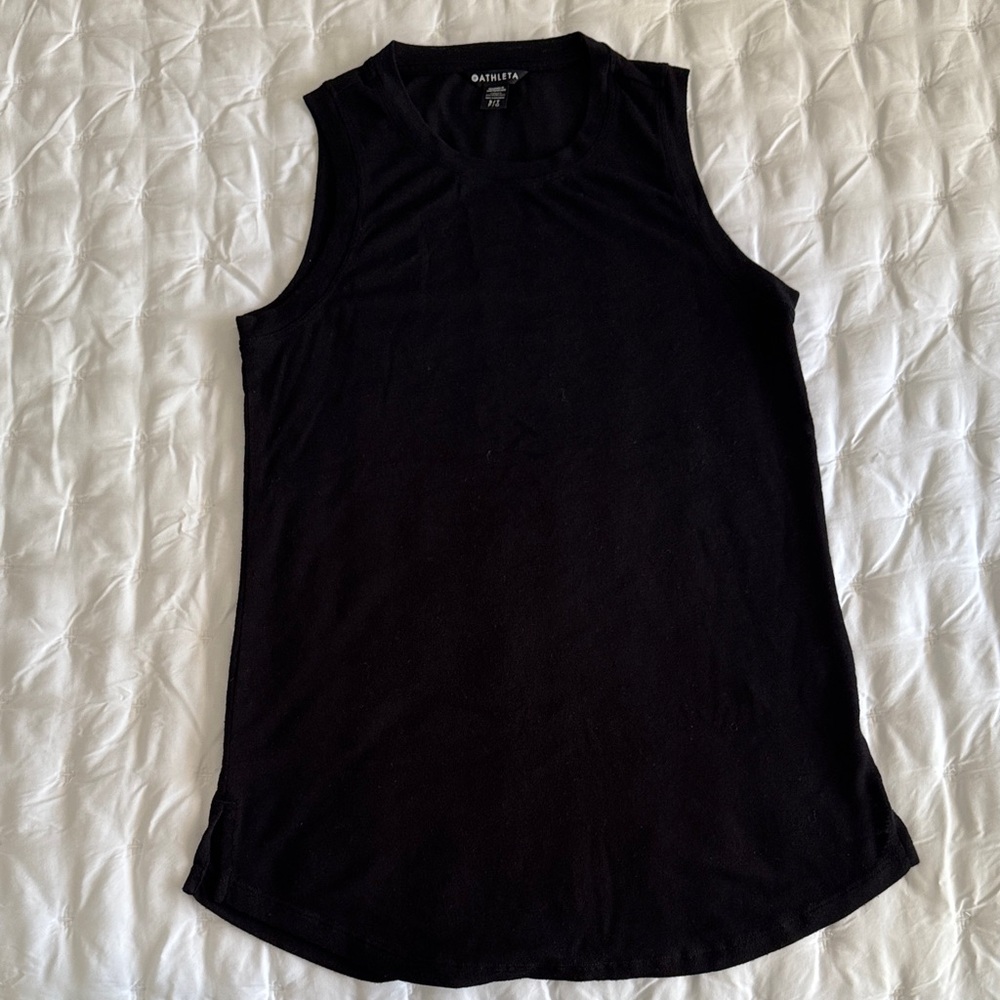 Athleta breezy tank in Black Small Tall